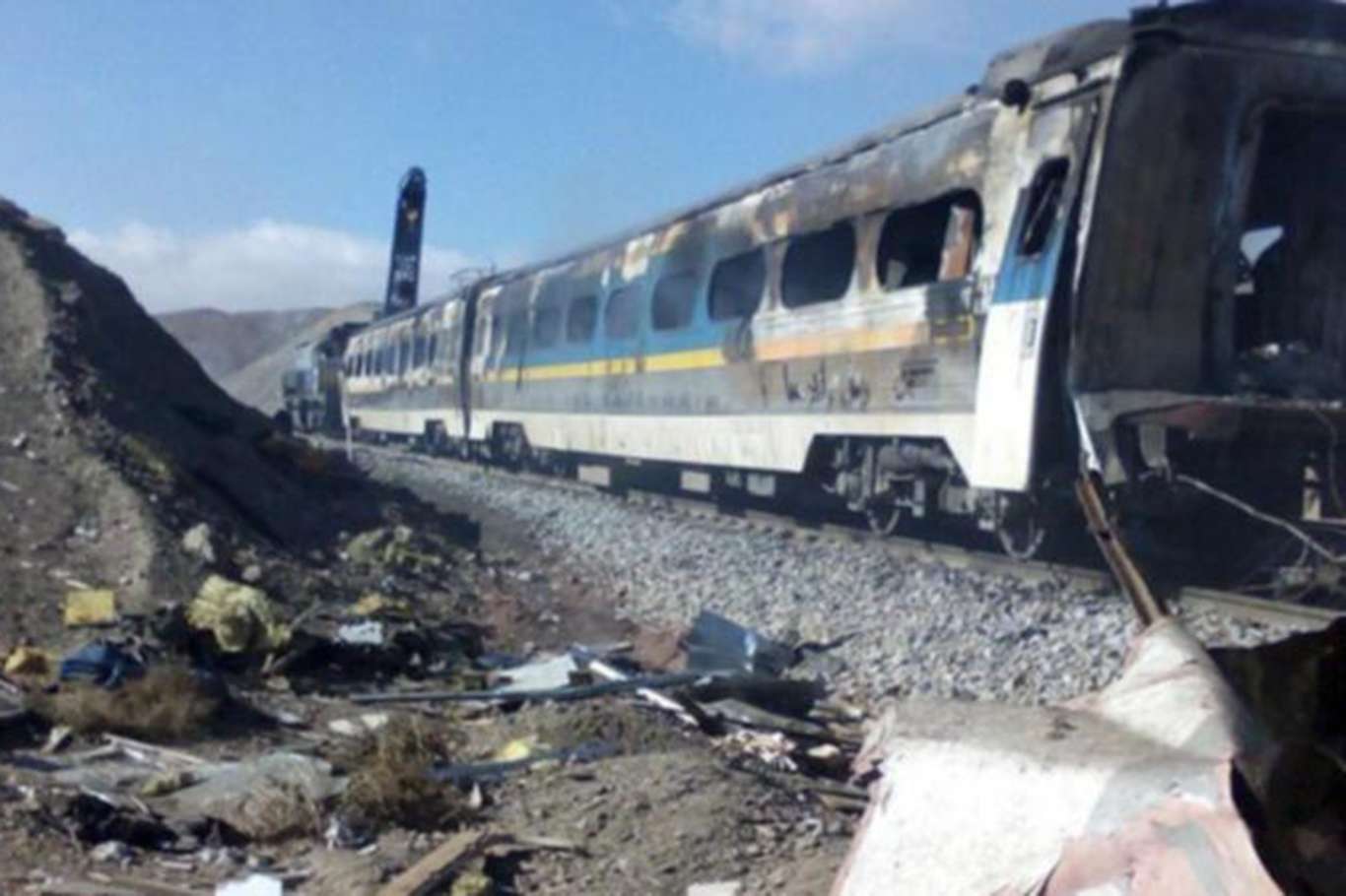 13 dead, 50 injured in Iran train crash